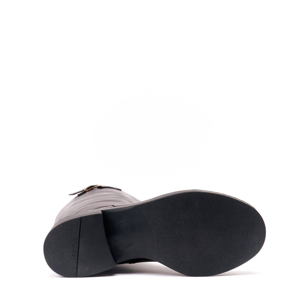 Stivali alti - Marrone scuro - Donna