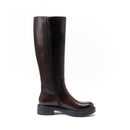 Pasaporte británico - Botas altas - Marrón oscuro - Mujer