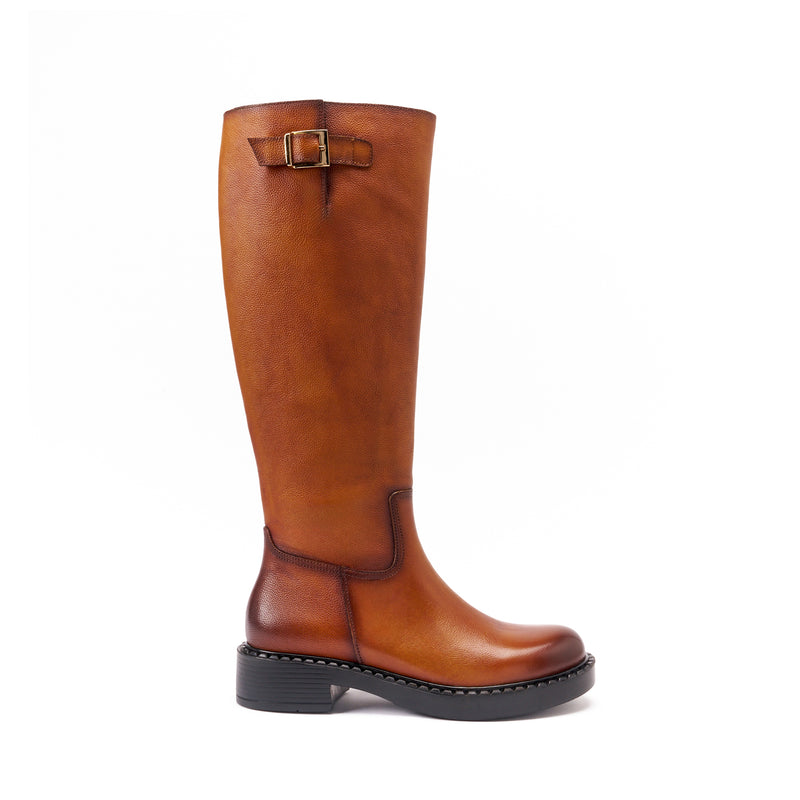 British Passport - High Boots - Brown - Women's