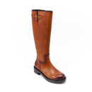 British Passport - High Boots - Brown - Women's