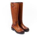 British Passport - High Boots - Brown - Women's