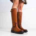 Bottes Haute - Marron - Femme