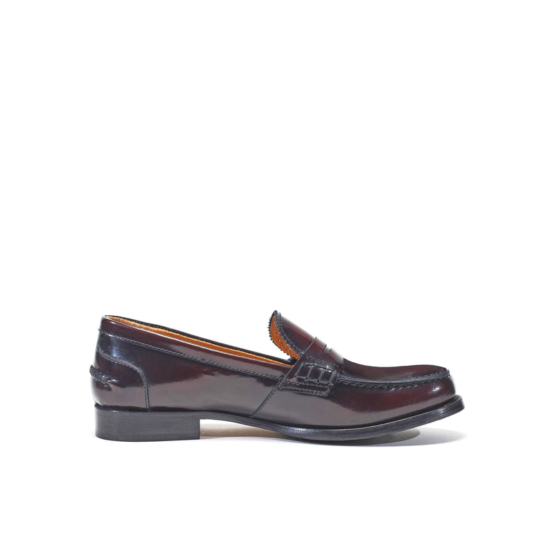 Loafers - Burgundy - Women