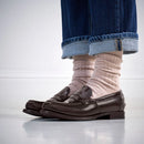 Loafers - Burgundy - Women