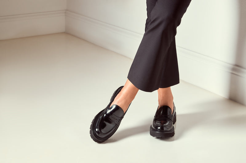 British Passport - Mocassin Penny - Noir - Femme