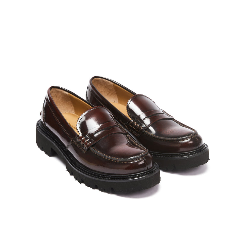 British Passport - Loafers - Burgundy - Women's
