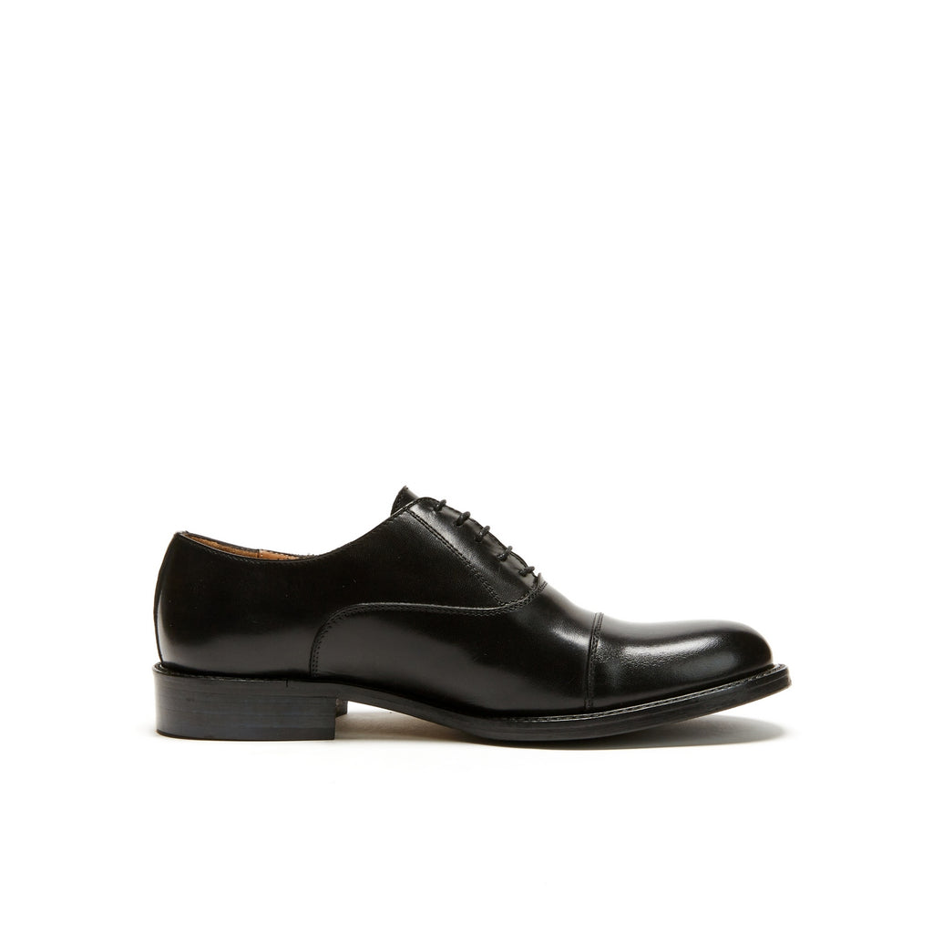 Oxford À Bout Droit Noir - Femme