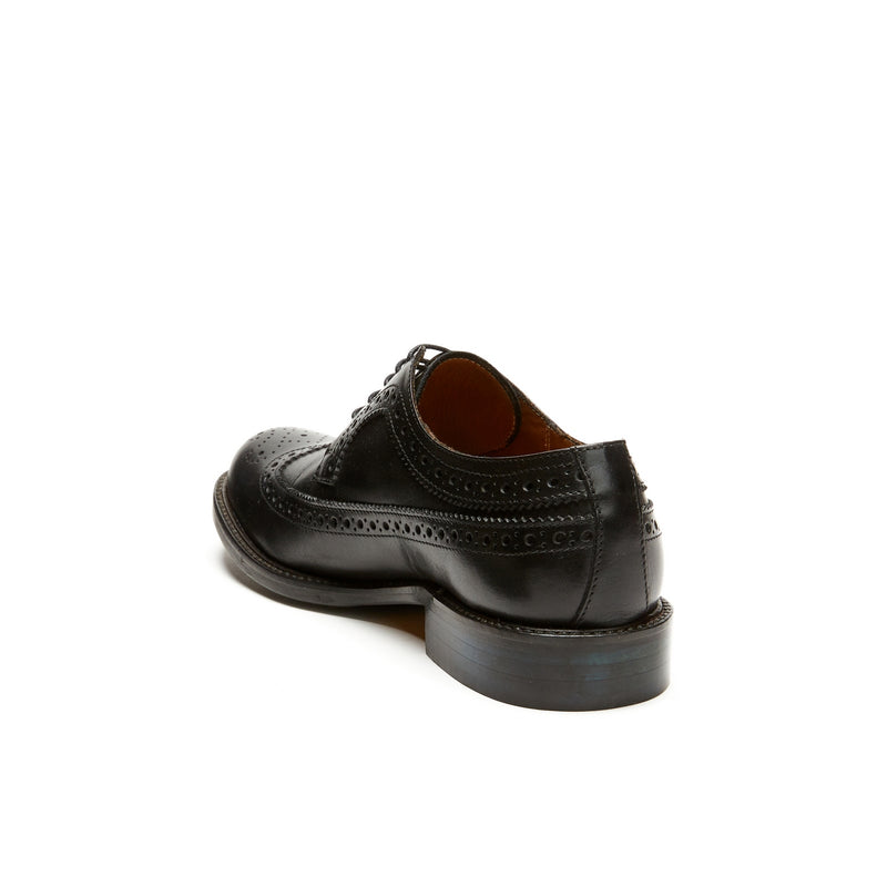 Derby Long Wing Tip Noires - Femme