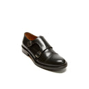 Monk Strap À Bout Droit Noir - Femme