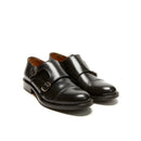 Monk Strap À Bout Droit Noir - Femme