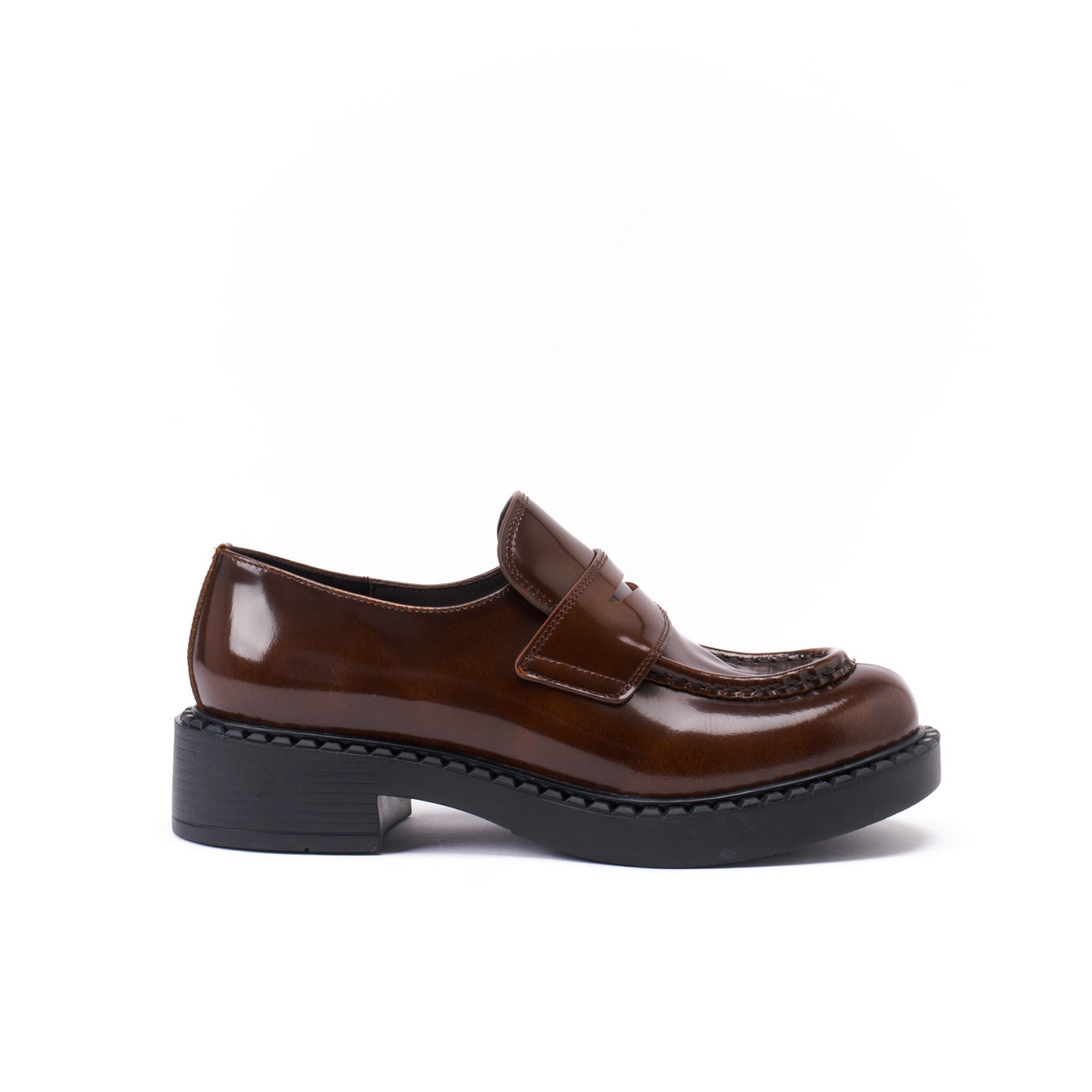 Mocassin Penny Marron - Femme
