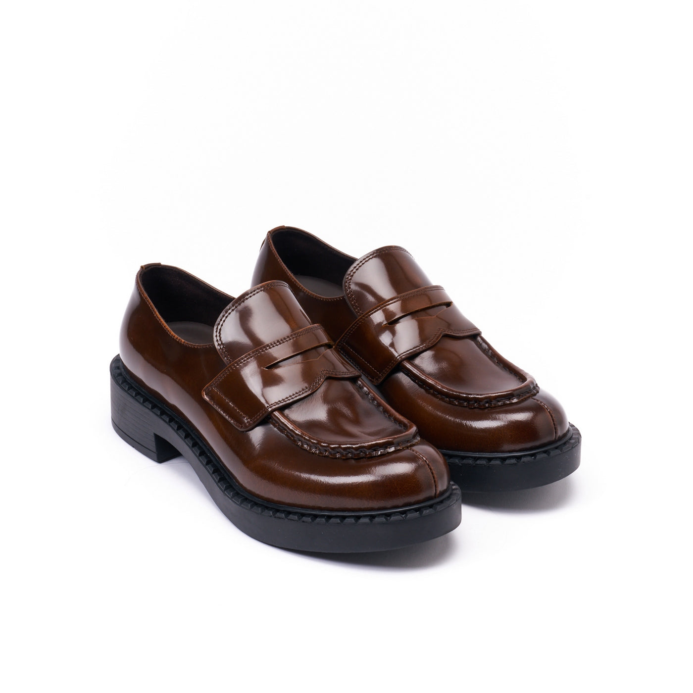 Mocassin Penny Marron - Femme