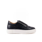 Zapatillas Wing Tip Negras - Mujer
