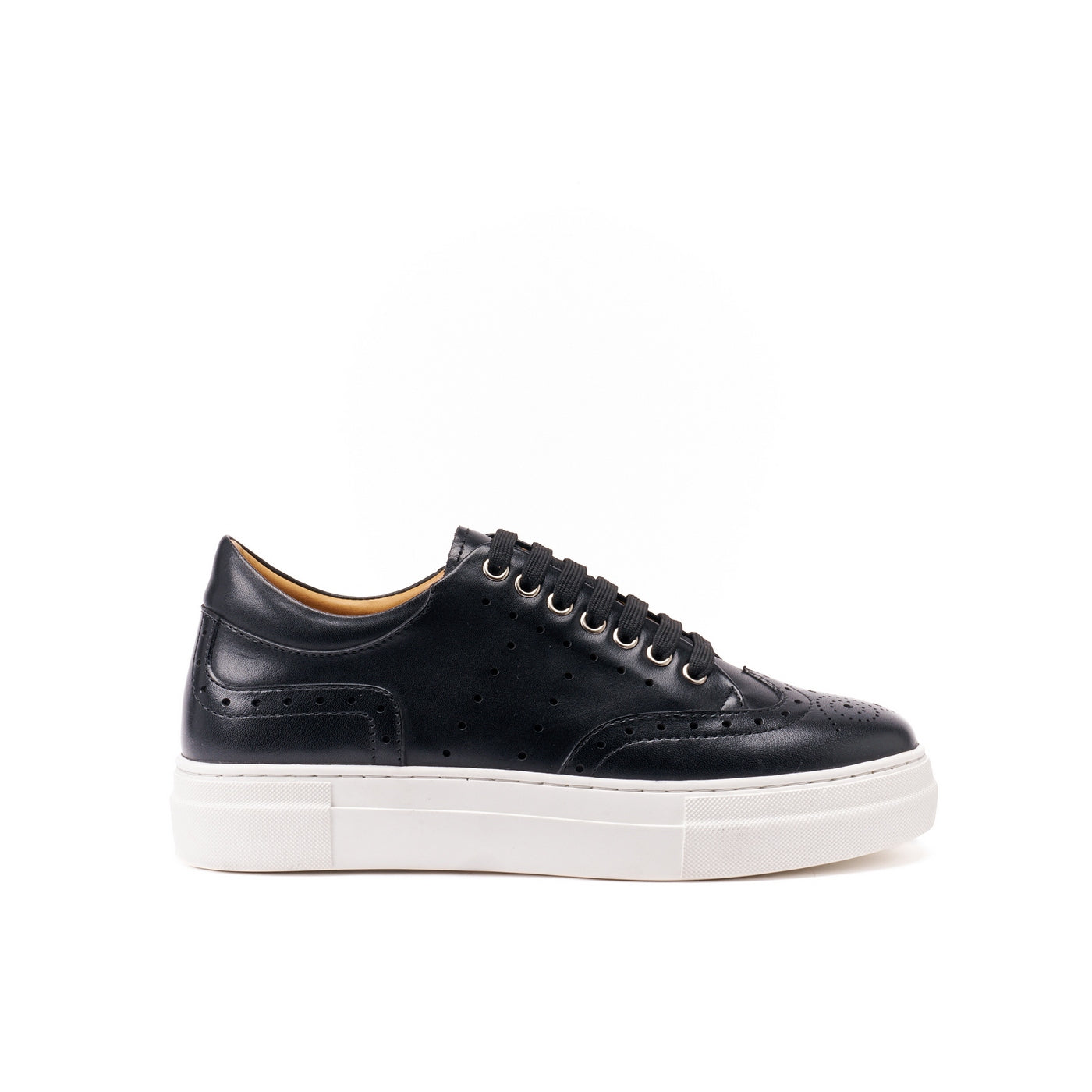 Zapatillas Wing Tip Negras - Mujer