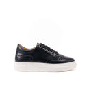 Baskets Wing Tip Noires - Femme