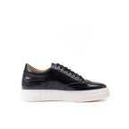 Zapatillas Wing Tip Negras - Mujer