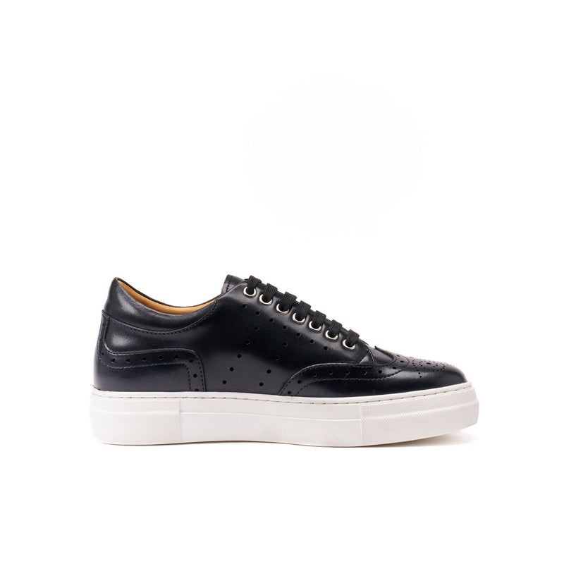 Baskets Wing Tip Noires - Femme