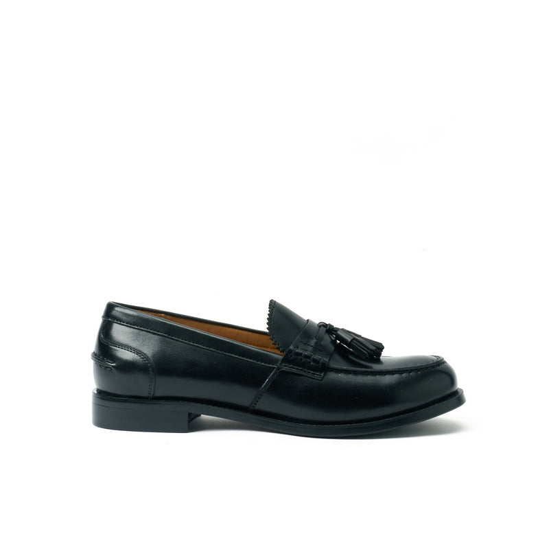 Mocassin Tassel Noir - Femme