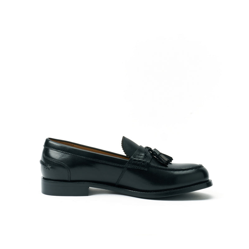 Mocassin Tassel Noir - Femme