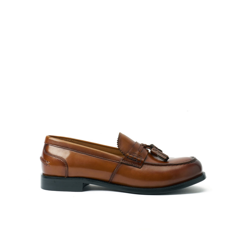 Mocassin Tassel Marron - Femme