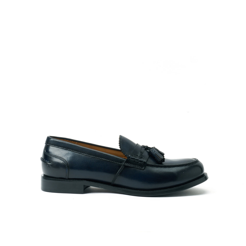 Mocassin Tassel Bleu Foncé - Femme