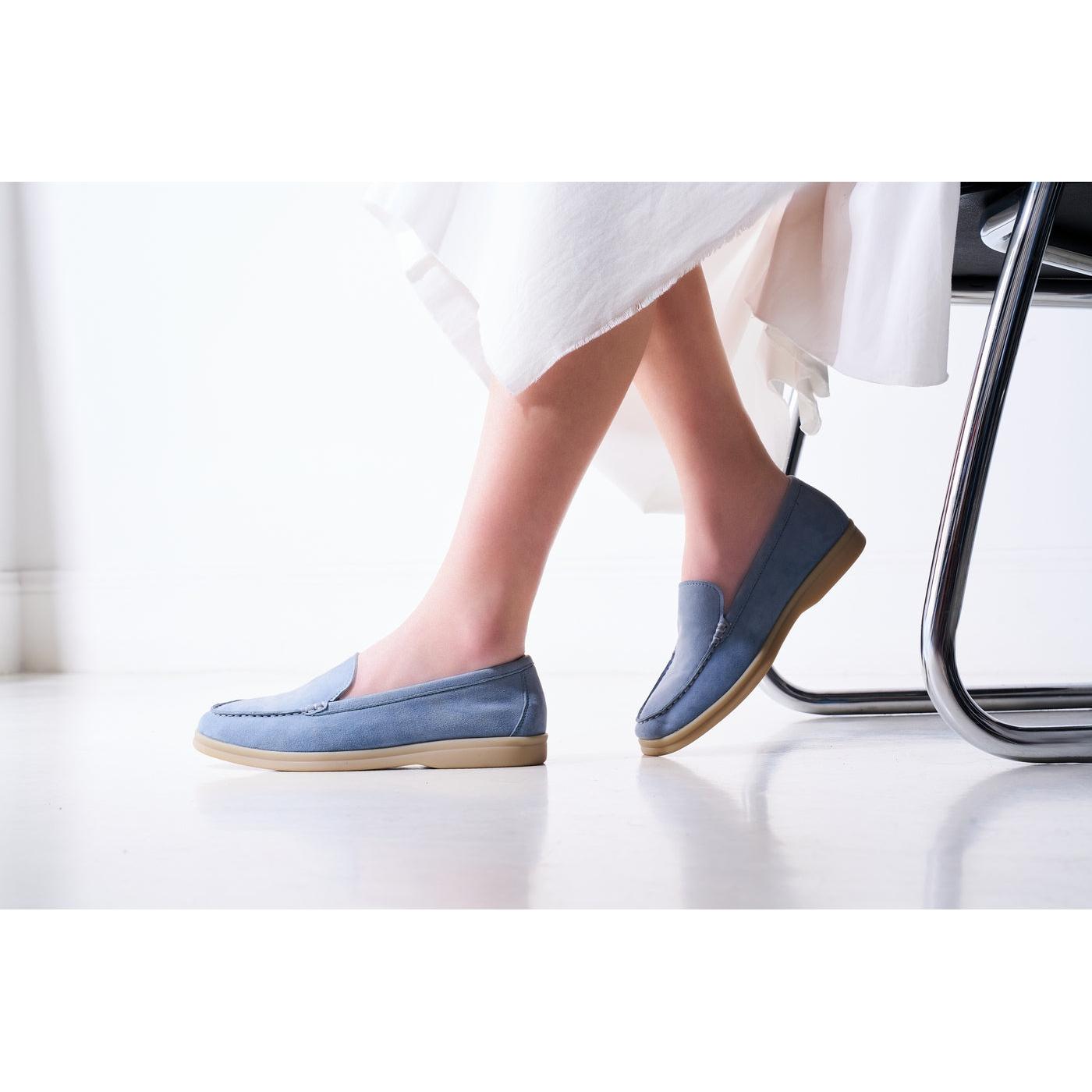 Slip On Bleu Pastel - Femme