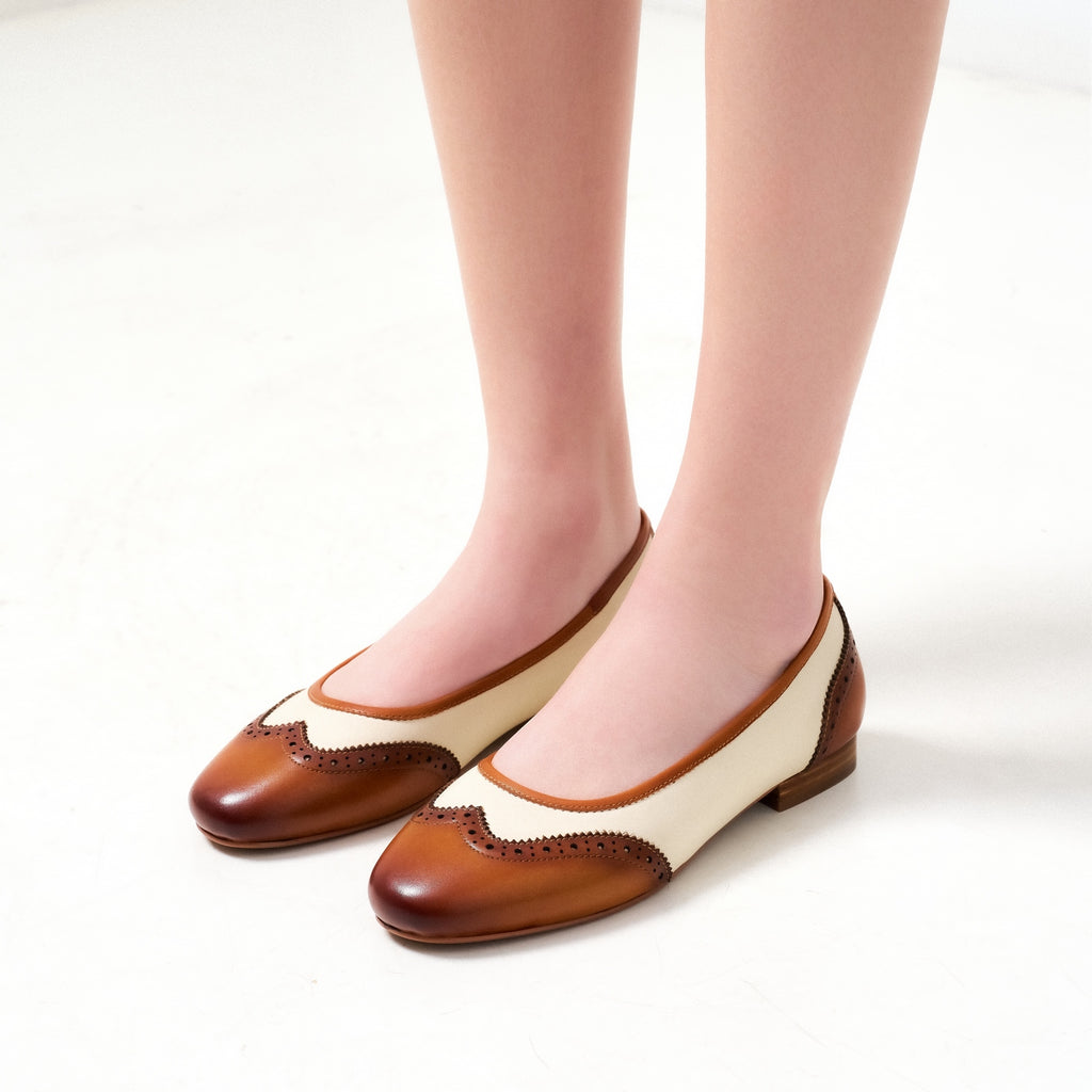 Ballerine Marron - Femme