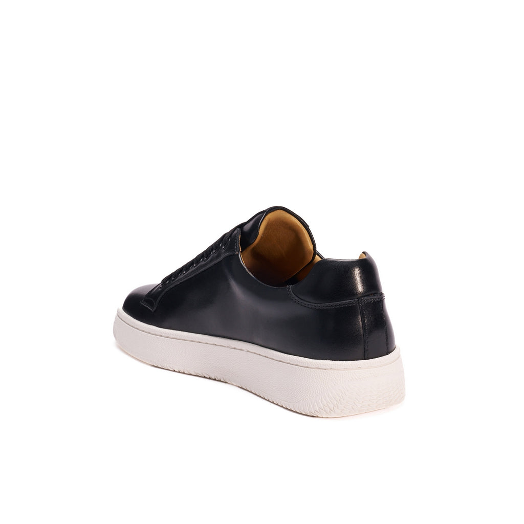 Classic Lace-Up Trainers - Black - Women