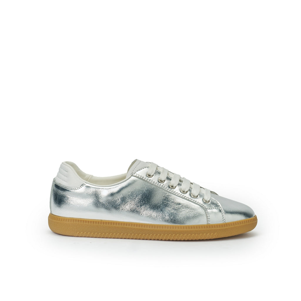 Zapatillas Low Cut Plateadas - Mujer