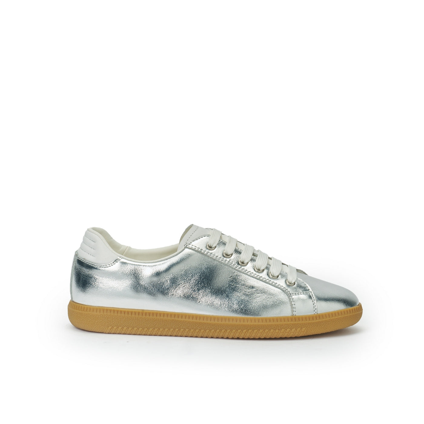 Zapatillas Low Cut Plateadas - Mujer