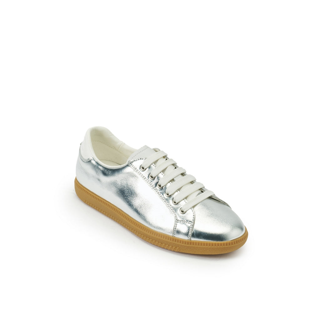 Zapatillas Low Cut Plateadas - Mujer