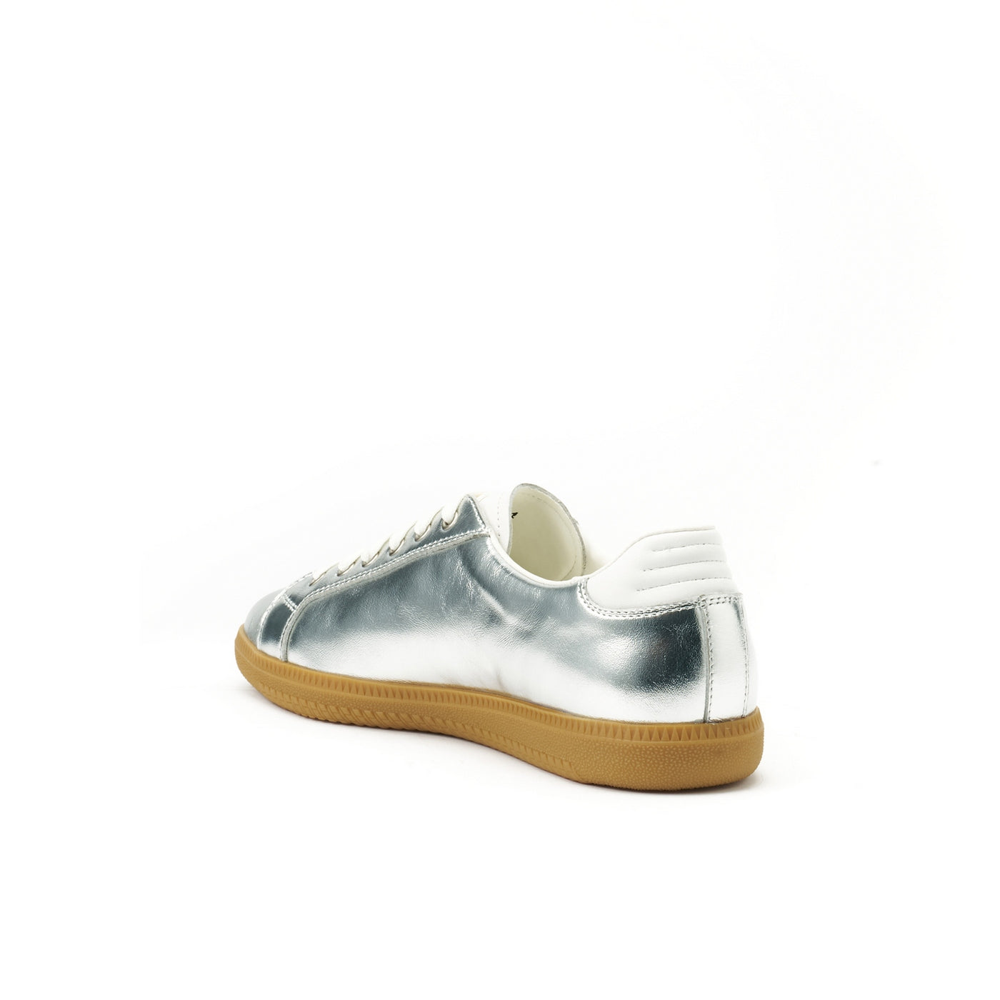 Zapatillas Low Cut Plateadas - Mujer