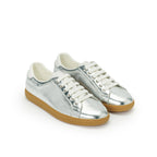 Zapatillas Low Cut Plateadas - Mujer