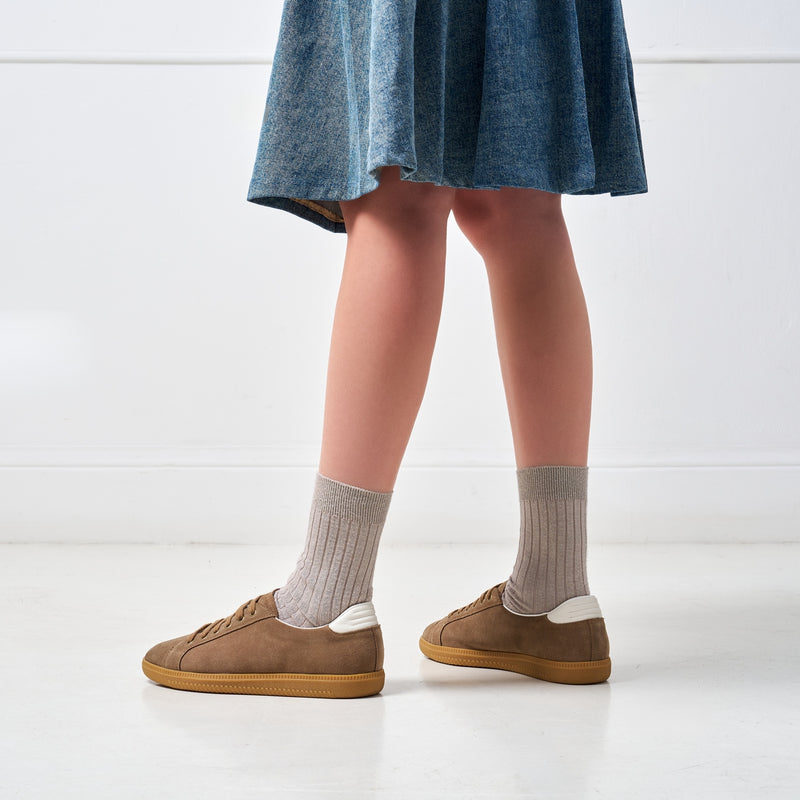 Zapatillas bajas marrones - Mujer