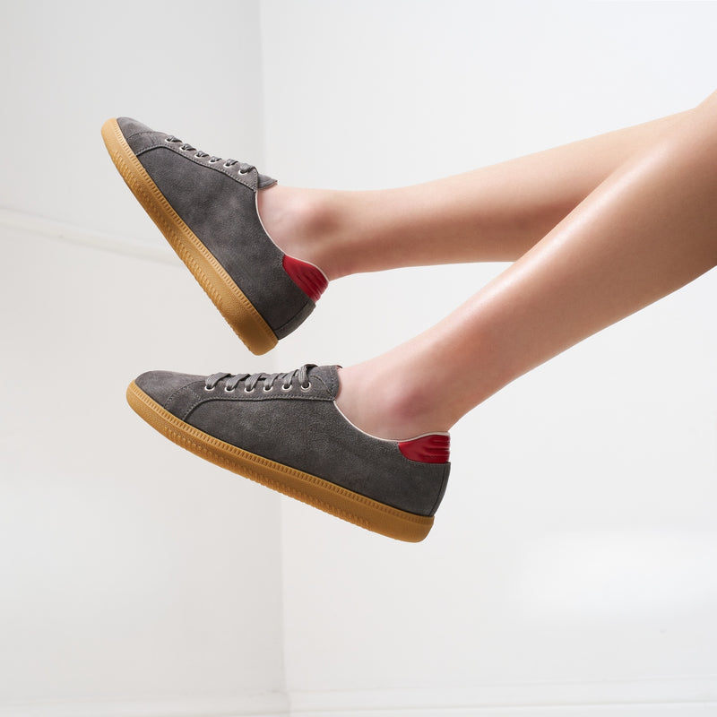 Baskets Low Cut Grises - Femme