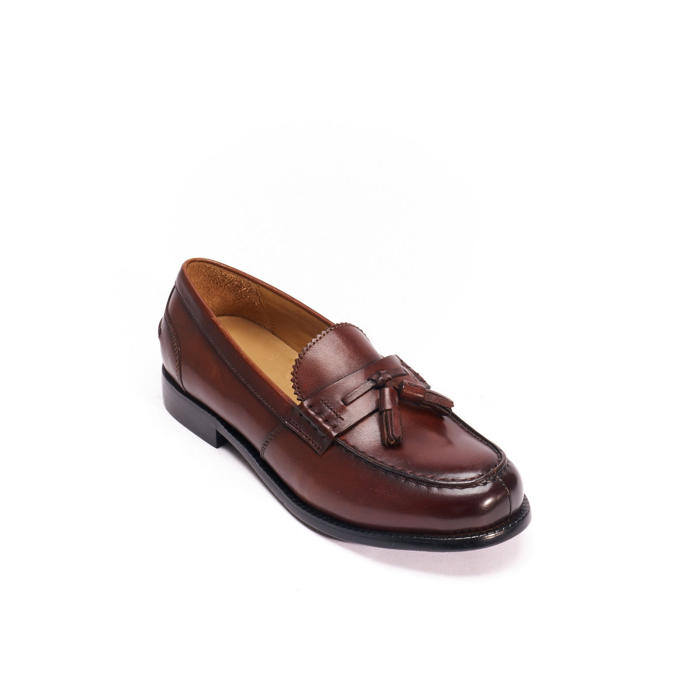 Tassel Loafers - Brown - Women