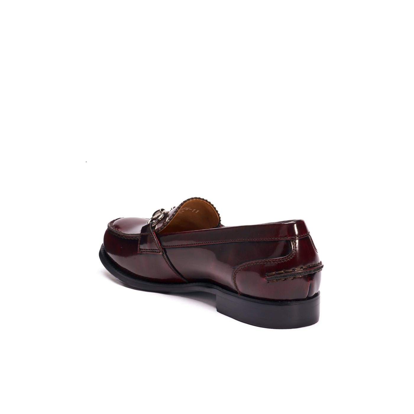 Horsebit Loafers - Burgundy - Women