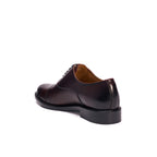 Richelieu mit gerader Kappe - Bordeaux - Damen