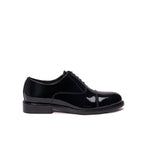 Oxfordskor Cap Toe - Lackat läder Svart - Dam
