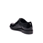 Oxfordskor Cap Toe - Lackat läder Svart - Dam