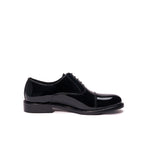 Oxfordskor Cap Toe - Lackat läder Svart - Dam
