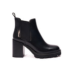 Heeled Chelsea Boots - Black - Women