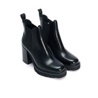 Heeled Chelsea Boots - Black - Women