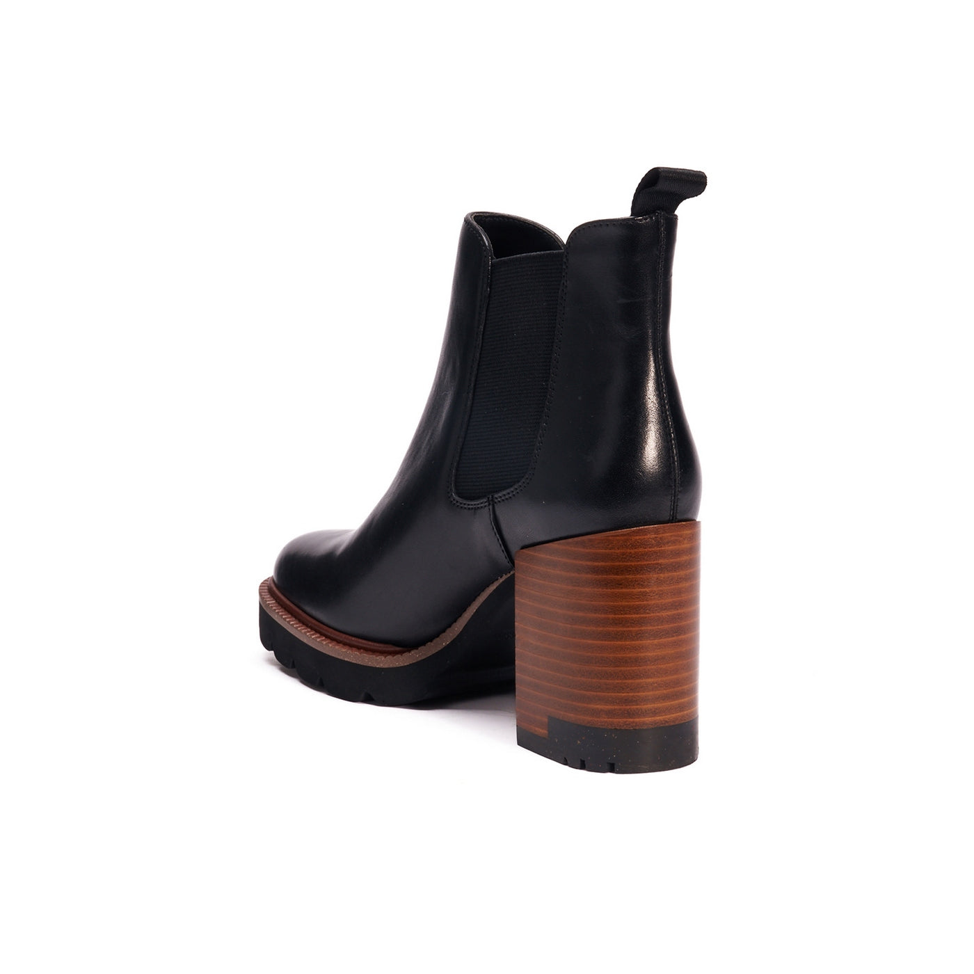 Heeled Chelsea Boots - Black - Women