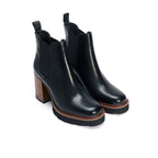 Heeled Chelsea Boots - Black - Women
