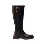 Kniehohe Stiefel - Bordeaux - Damen