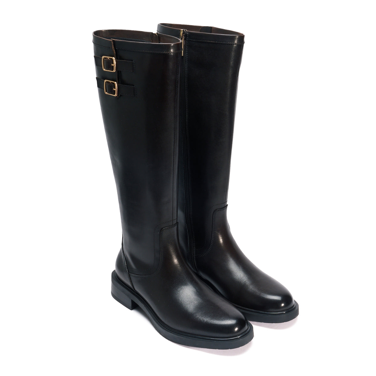 Kniehohe Stiefel - Bordeaux - Damen