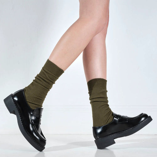 British Passport - Mocassins Penny - Noir - Femme