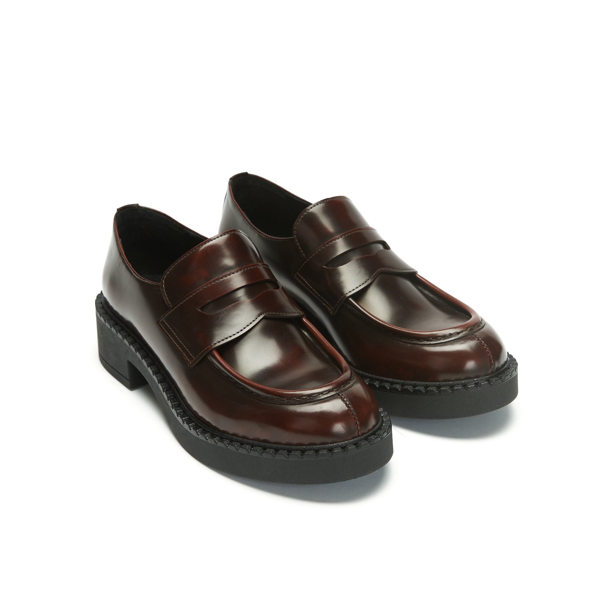 Mocassins Penny - Bordeaux - Femme
