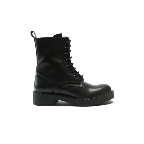 Bottines À Lacets Derby - Noir - Femme